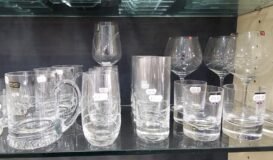 Selection of glassware 1